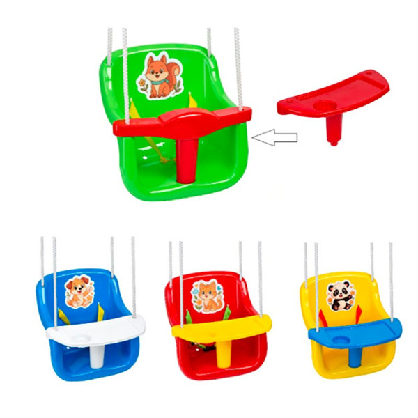 Гойдалка Бамсик Веселий малюк № 8 зі столиком 7010