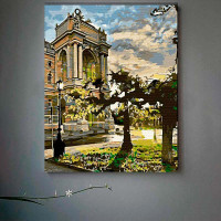 Картина за номерами Театр опери та балету Strateg 30х40 см SS-6579