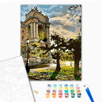 Картина за номерами Театр опери та балету Strateg 30х40 см SS-6579