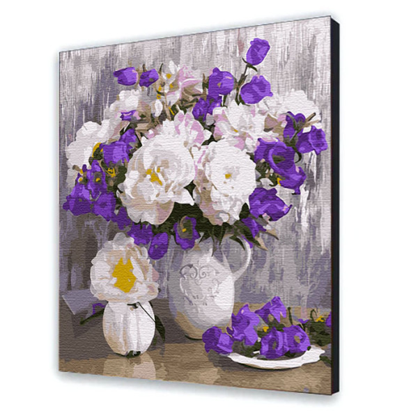 Картина за номерами з лаком ArtCraft квіти "Кольорова різноманітність" 40х5 12109-AC