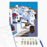 Картина за номерами "Санторині.Греція" 11218-AC