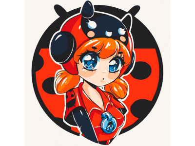 Картинна за номерами ArtCraft "Lady Bea" 30*30 см 15546-AC