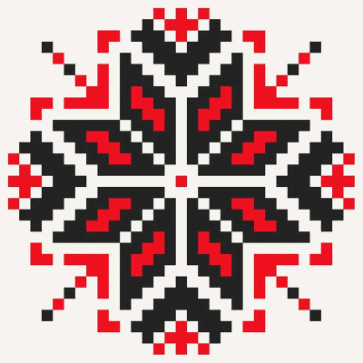 Набір для розпису "Етнічний орнамент" 30*30 см @ 13039-AC Набір для розпису "Етнічний орнамент" 30*30 см @ 13039-AC