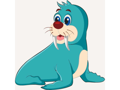 Картина за номерами "Морженятко" 30*30 см @ 15034-AC