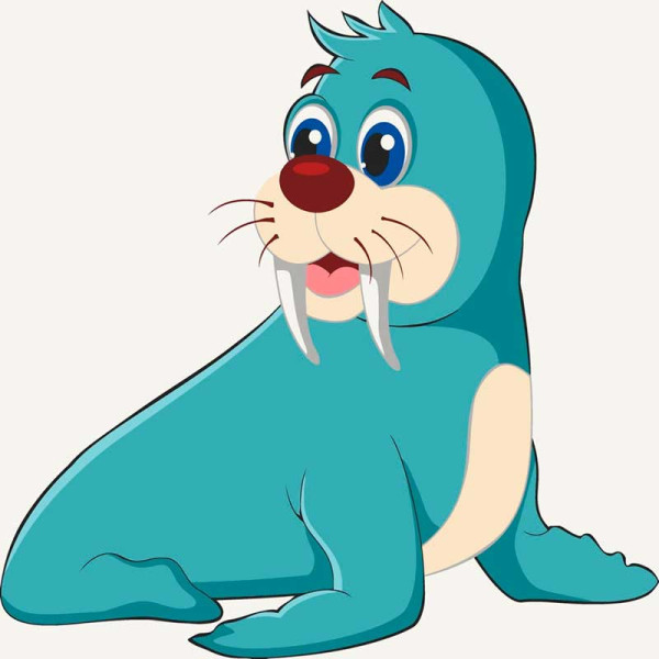 Картина за номерами "Морженятко" 30*30 см @ 15034-AC