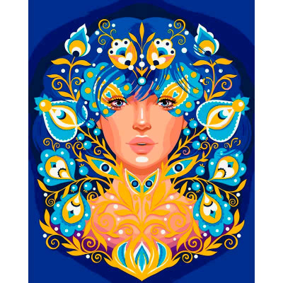 Картина за номерами "Внутрішня краса" 40*50 см @ 10010-AC