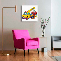 Авторська дитяча картина за номерами "Евакуатор" 25*30 см 15067-AC