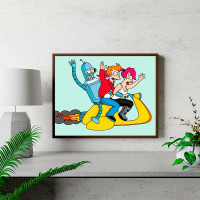 Картина за номерами ArtCraft "Футурама" 40*50 см 16088-AC Картина за номерами ArtCraft "Футурама" 40*50 см 16088-AC