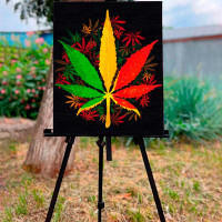 Картина за номерами "Канабіс" 40*50 см 12028-AC