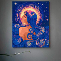 Картина за номерами "Нічна ніжність" 40*50 см Авторська 10146-AC