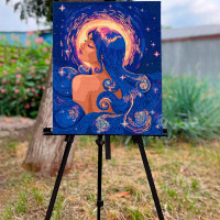 Картина за номерами "Нічна ніжність" 40*50 см Авторська 10146-AC