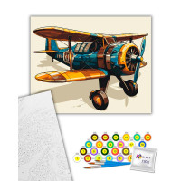 Картина за номерами "Аероплан" ArtCraft 40*50 см 12509-AC Картина за номерами "Аероплан" ArtCraft 40*50 см 12509-AC