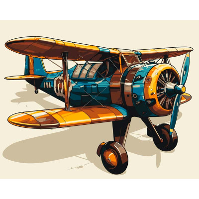 Картина за номерами "Аероплан" ArtCraft 40*50 см 12509-AC Картина за номерами "Аероплан" ArtCraft 40*50 см 12509-AC