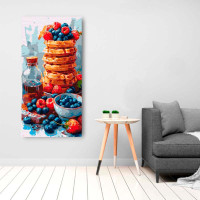 Картина за номерами "Солодкі вафлі" ArtCraft 40*80 см 12035-AC