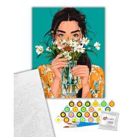 Картина за номерами Artcraft "Ромашковий вайб" 40*50 см 10183-AC