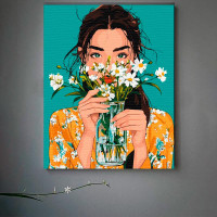 Картина за номерами Artcraft "Ромашковий вайб" 40*50 см 10183-AC