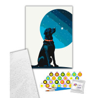 Картина за номерами Artcraft "Зоряний пес" 30*40 см 11714-AC