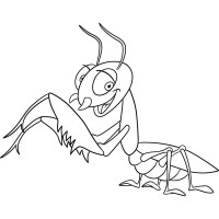 Дитяча картина-розмальовка Artcraft "Богомол" 25*30 см 15053-AC