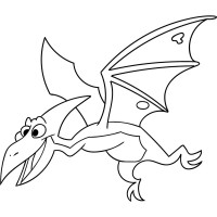 Дитяча картина-розмальовка Artcraft Птерозаврик 25*30 см 15056-AC