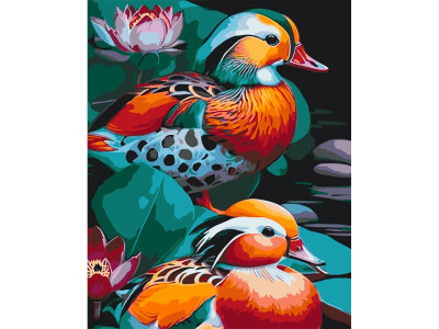 Картина за номерами Art Craft "Качки мандаринки" 40x50 см 11717-AC