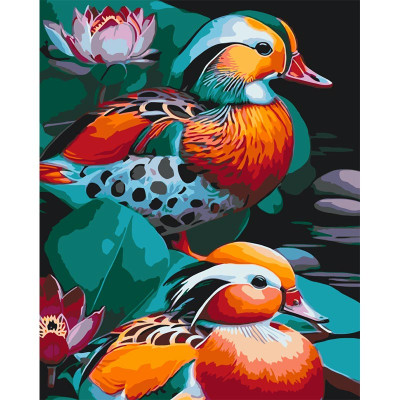 Картина за номерами Art Craft "Качки мандаринки" 40x50 см 11717-AC