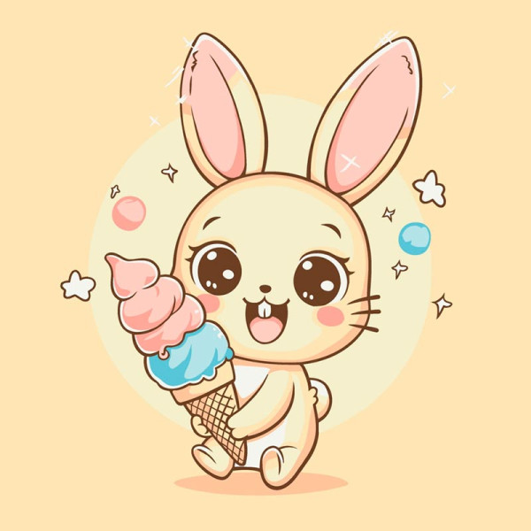 Картина за номерами ArtCraft "Солодкий день зайчика" 30x30 см 15617-AC