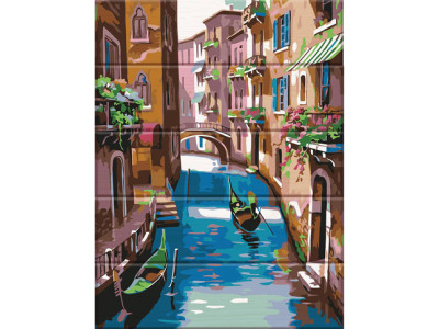 Картина за номерами на дереві "Венеція" 30*40 см ASW040