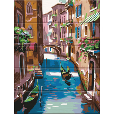 Картина за номерами на дереві "Венеція" 30*40 см ASW040