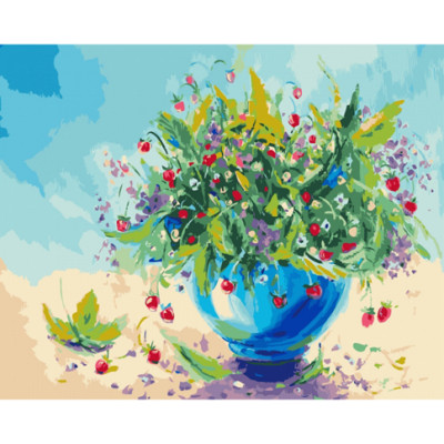 Картина за номерами Суничний аромат 40*50 КНО2935