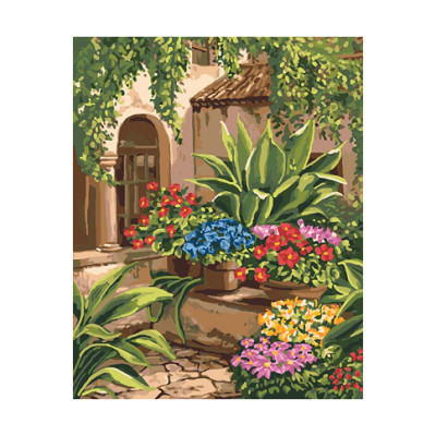 Картина за номерами "Чарівний двір" 40*50 см КНО3547