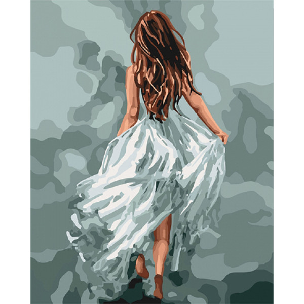 Картина за номерами "Загадкова жінка" 40x50 см КНО4618