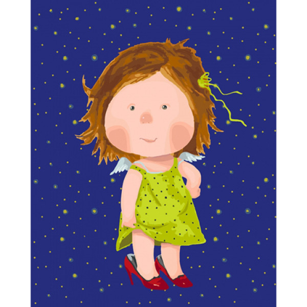 Картина за номерами "Мамині туфлі" 40x50 см KNG034 Картина за номерами "Мамині туфлі" 40x50 см KNG034