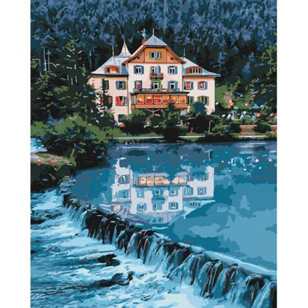 Картина за номерами "Будинок мрії" 40x50 см КНО2267