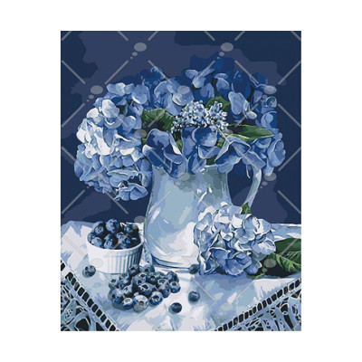 Картина за номерами "Ранок у бабусі" 40*50 см КНО3036