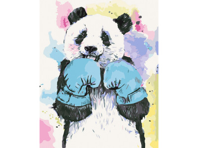 Картина за номерами по номерах. "Перший раунд" 40*50см КНО4138