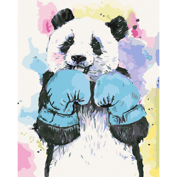 Картина за номерами по номерах. "Перший раунд" 40*50см КНО4138