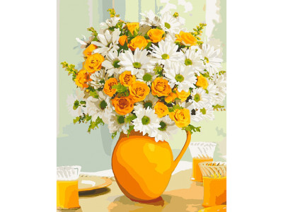 Картина за номерами "Яскрава осінь" 40х50 см КНО3061