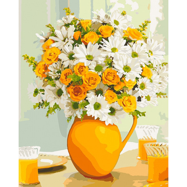 Картина за номерами "Яскрава осінь" 40х50 см КНО3061