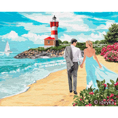Картина за номерами "Маяк кохання" КНО4784