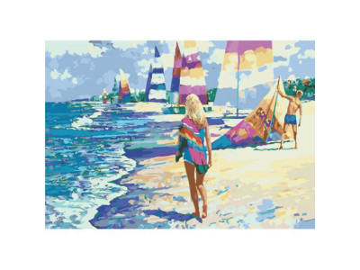 Картина за номерами На Мальдівах 35*50 КНО2718