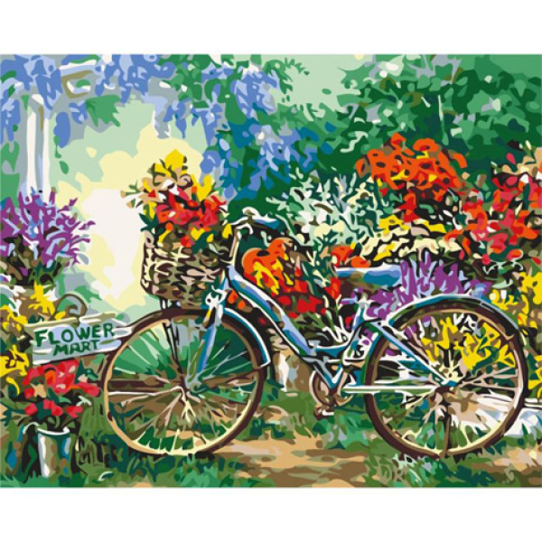 Картина за номерами Чарівна поїздка 2 40*50 КНО5517 Картина за номерами Чарівна поїздка 2 40*50 КНО5517