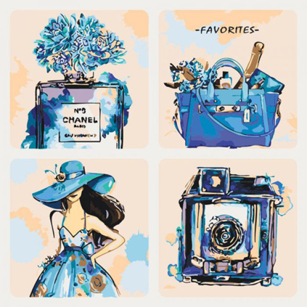 Картина за номерами Стиль мегаполісу 40*40 КНО5020 Картина за номерами Стиль мегаполісу 40*40 КНО5020