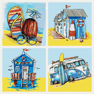 Картина за номерами Літні пригоди 40 * 40 КНО5022