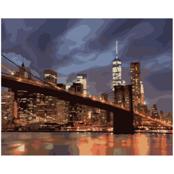 Картина за номерами Нічний Нью-Йорк 40*50 КН2133