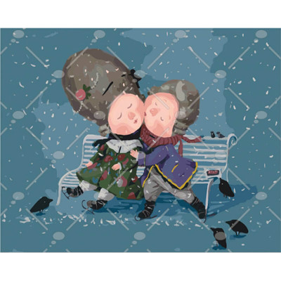 Картина за номерами Гапчинська "Запиши мій поцілунок" 40*50 KNG031