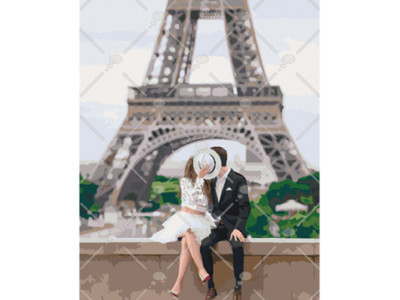 Картина за номерами Солодка парочка 40*50 КНО4531