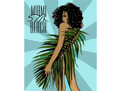 Картина за номерами "Miami Beach" 40х50 см КНО4699