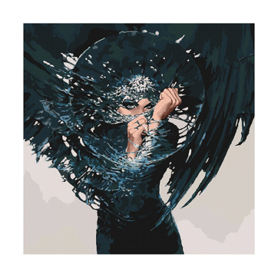 Картина за номерами "Жіноча таємниця" 40*40 см КНО4596 Картина за номерами "Жіноча таємниця" 40*40 см КНО4596