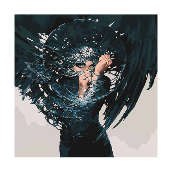 Картина за номерами "Жіноча таємниця" 40*40 см КНО4596 Картина за номерами "Жіноча таємниця" 40*40 см КНО4596