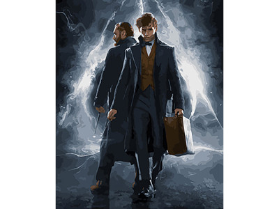 Картина за номерами Ньют Саламандр. Фантастичні тварини 40*50 см GX27973